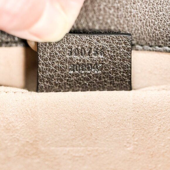 Gucci Totem Leather Heart Rhinestone Embellished Crossbody Bag - Picture 8 of 12